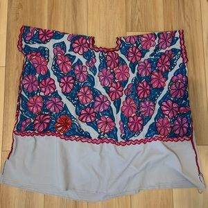 Mexican Blouse Handmade Flower Embroidery - Oaxaca